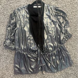 Rebecca Minkoff Metallic Silver Jacket